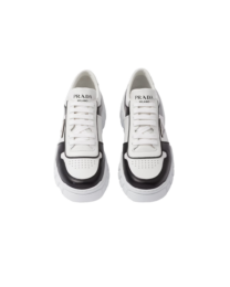 Prada - Prada Voluminous Sneakers Leather White Black