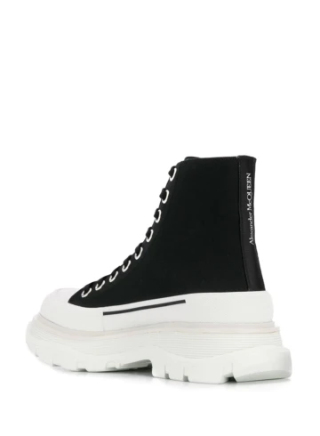 Alexander McQueen - McQueen Tread Slick Lace Up Boot