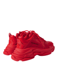 Balenciaga - Balenciaga Triple S Allover Logo Red