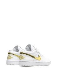 Air Jordan - Jordan 1 Low White Metallic Gold