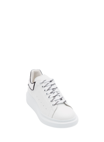 Alexander McQueen - Alexander McQueen Oversized White Black Trim