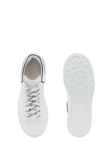 Alexander McQueen - Alexander McQueen Oversized White Black Trim