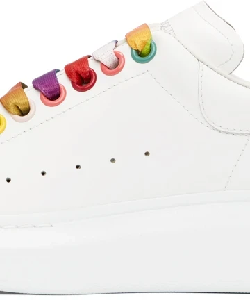 Alexander McQueen - Alexander McQueen Oversized White Rainbow