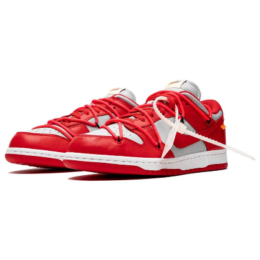 Nike - Nike Dunk Low Off-White University Red