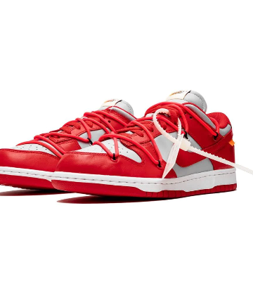 Nike - Nike Dunk Low Off-White University Red