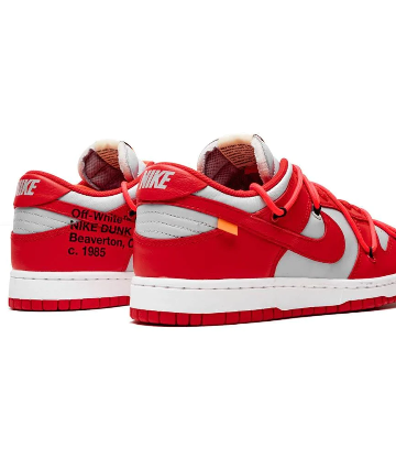 Nike - Nike Dunk Low Off-White University Red