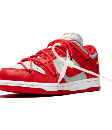 Nike - Nike Dunk Low Off-White University Red