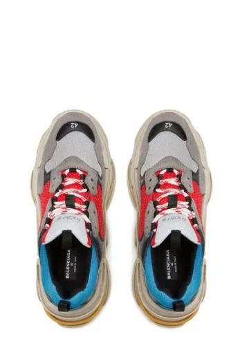 Balenciaga - Balenciaga Triple S Grey Red Blue