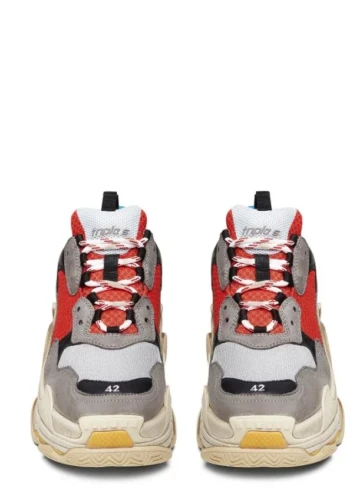 Balenciaga - Balenciaga Triple S Grey Red Blue