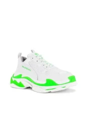 Balenciaga - Balenciaga Triple S Fluo Green White