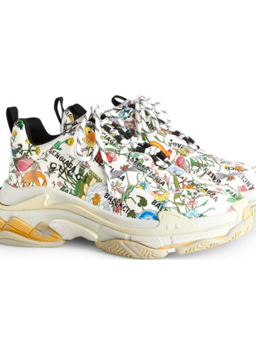 Balenciaga - Gucci x Balenciaga The Hacker Project Triple S Flora Print