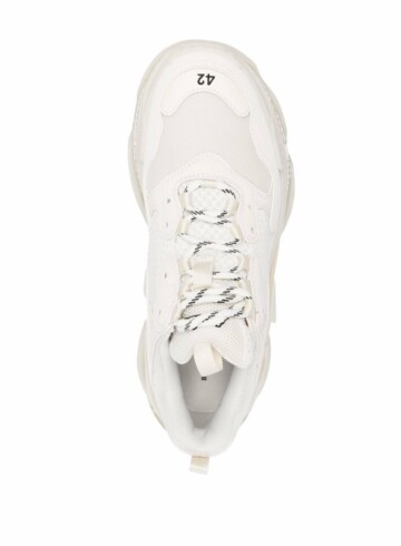 Balenciaga - Balenciaga Triple S Clear Sole White