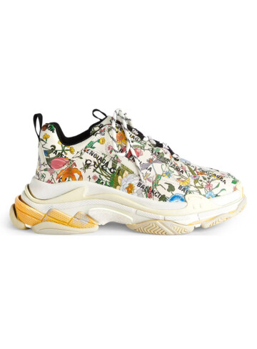 Balenciaga - Gucci x Balenciaga The Hacker Project Triple S Flora Print