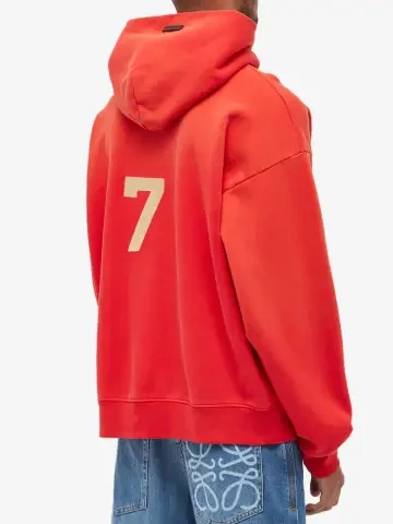 Fear of God - Fear of God Seventh Collection 7 Hoodie Vintage Red