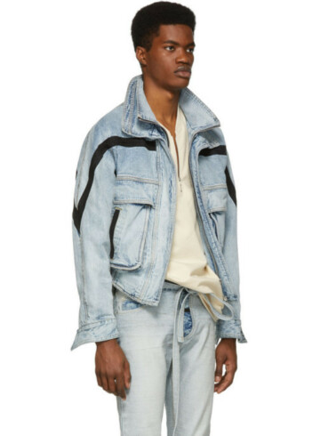 Fear of God - Fear of God Vintage Heavy Weight Denim Ski Jacket Indigo