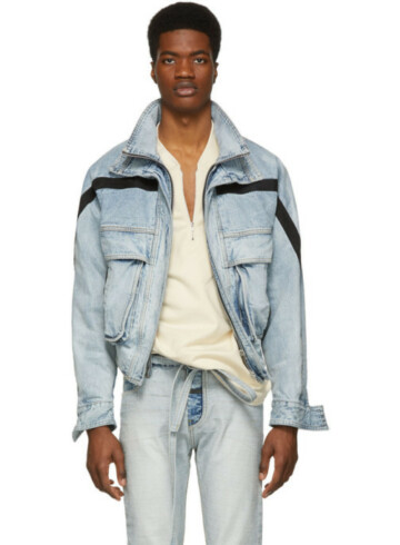 Fear of God - Fear of God Vintage Heavy Weight Denim Ski Jacket Indigo