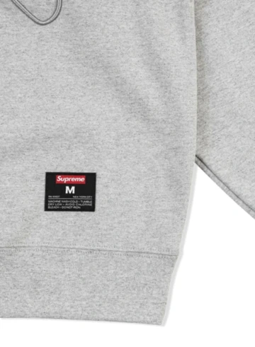 Supreme - Supreme Kanji Logo Crewneck Heather Grey