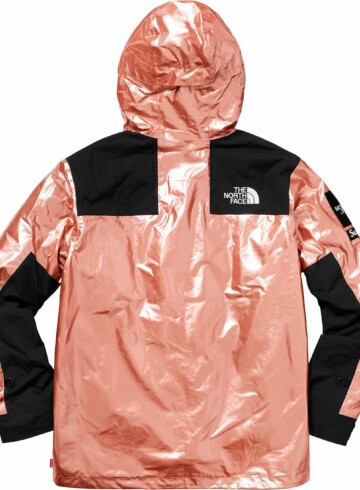 The North Face - Supreme The North Face Metallic Mountain Parka Rose Gold