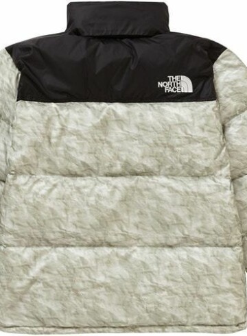 The North Face - Supreme The North Face Paper Print Nuptse Jacket Paper Print