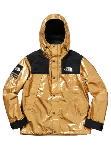 The North Face - Supreme The North Face Metallic Mountain Parka Gold