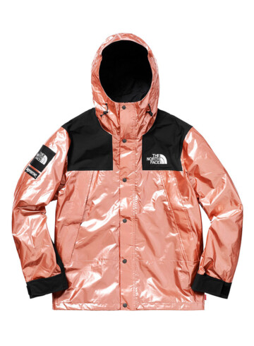 The North Face - Supreme The North Face Metallic Mountain Parka Rose Gold