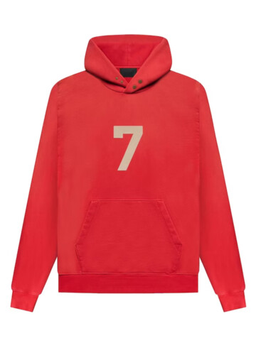 Fear of God - Fear of God Seventh Collection 7 Hoodie Vintage Red