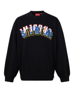 Supreme - Supreme Stacked Crewneck Black