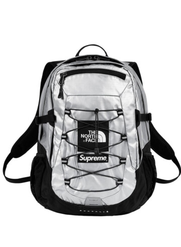 The North Face - Supreme The North Face Metallic Borealis Backpack Silver