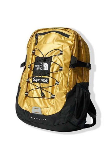 The North Face - Supreme The North Face Metallic Borealis Backpack Gold