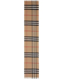 Burberry - The Classic Check cashmere scarf