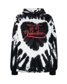 Balenciaga - Be my Valentine oversized hooded sweatshirt