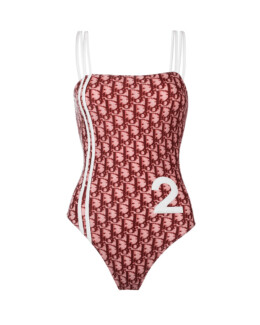 Christian Dior - Burgundy Diorissimo One-Piece