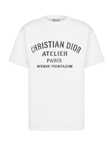 Christian Dior - Oversized 'Christian Dior Atelier' t-shirt