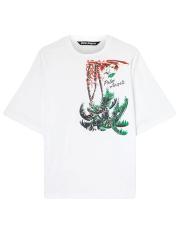 Palm Angels - Upside Down Palm-Print t-Shirt