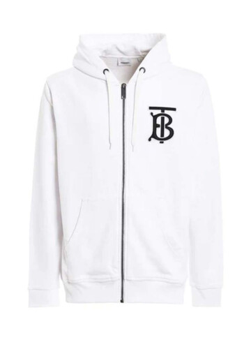 Burberry - TB Men's White Hoodie