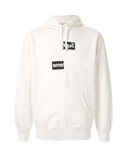 Supreme - Comme Des Garçons Pre-Owned x Supreme 2018 logo hoodie