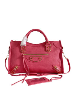 Balenciaga - City Classic S Tote Leather Indian Rose/Black