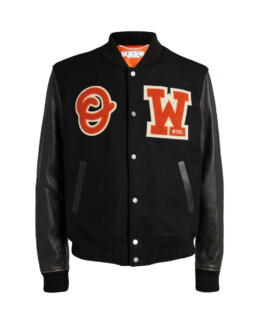 Off-White - OFF-WHITE  Varsity Logo Bomber Jacket