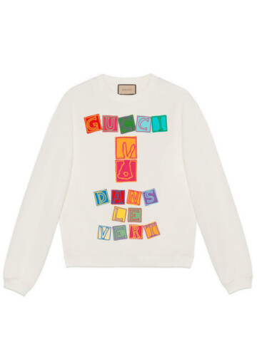 Gucci - Cotton jersey sweatshirt