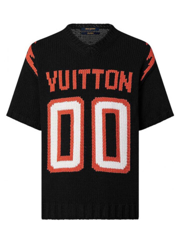 Louis Vuitton - Louis Vuitton Chunky Intarsia Football T-Shirt