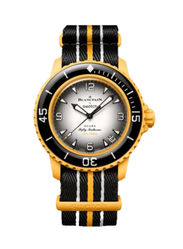 Swatch X Blancpain Bioceramic Scuba Fifty Fathmos Pacific Ocean