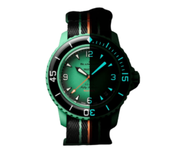 Swatch X Blancpain Bioceramic Scuba Fifty Fathmos Indian Ocean