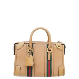 Gucci - Gucci Brown GG Small Top Handle Bag