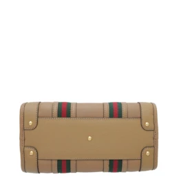 Gucci - Gucci Brown GG Small Top Handle Bag