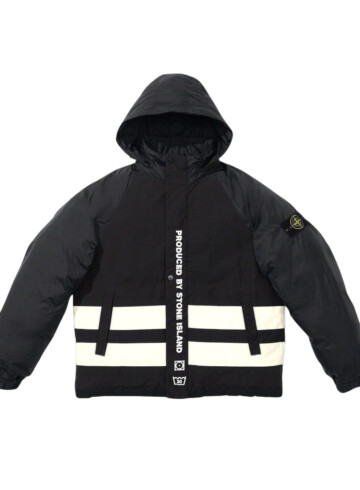 Supreme - Stone island reversible down puffer jacket black