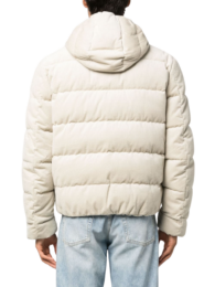 Prada - Logo-plaque quilted corduroy jacket