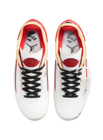 Air Jordan - Air Jordan 2 Retro Low SP Off-White White Red