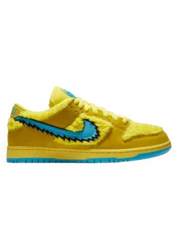 Nike SB Dunk Low Grateful Dead Bears Opti Yellow Women