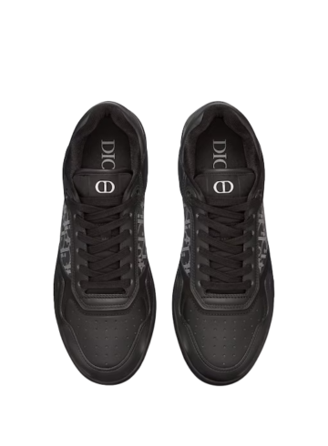 Dior - Dior B27 Low Black Dior Oblique Galaxy Leather Grey