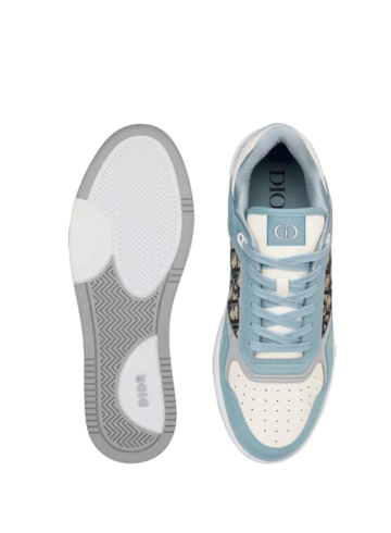 Dior - Dior B27 Low Light Blue Cream Dior Oblique Jacquard